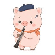 クラリネットを吹くスイブー（クラリネットの楽器別ワンポイント）
